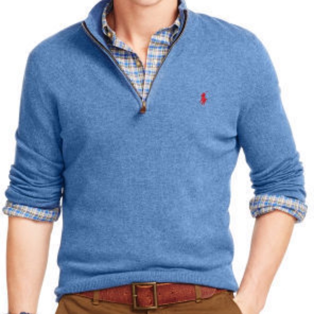 Polo by Ralph Lauren Men's Half-Zip Knit Sweater